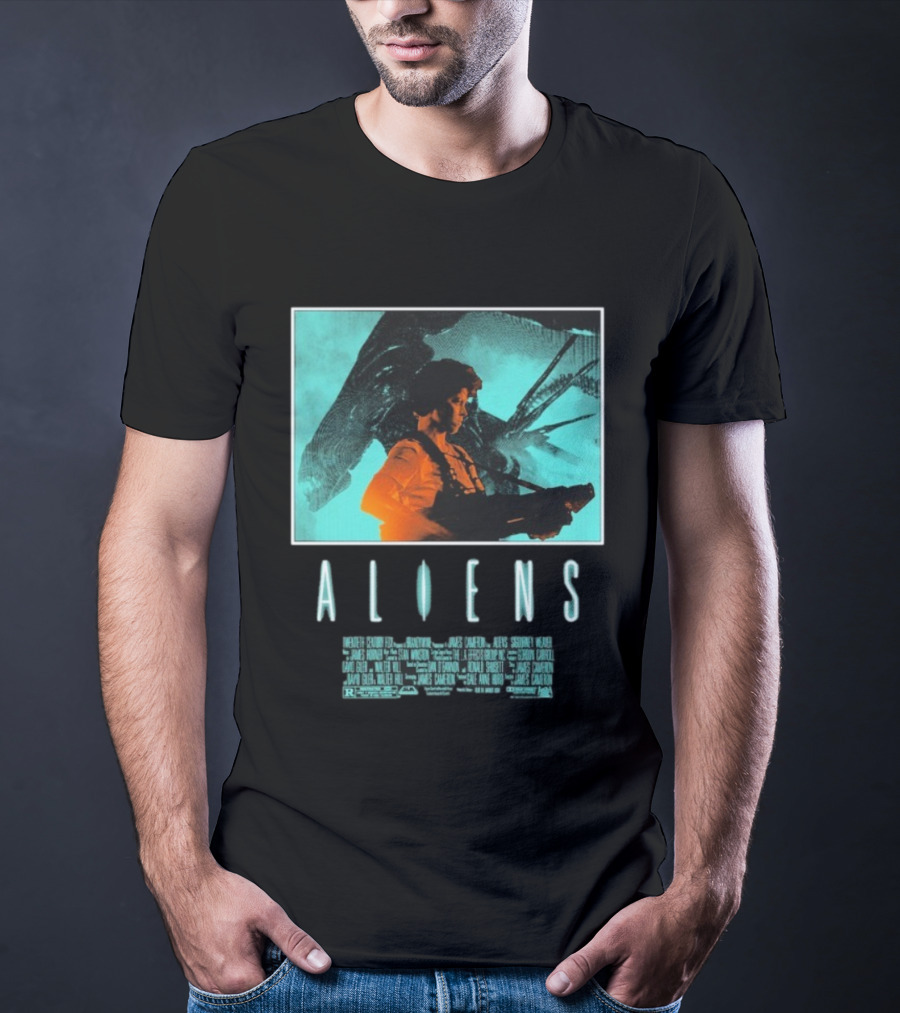 Aliens Ripley Movie Sci-Fi Iconic Art T-Shirt