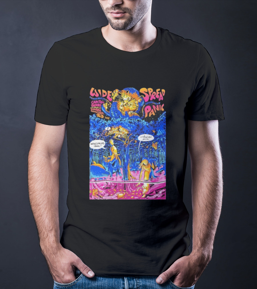 Widespread Panic Capitol Theatre Port Chester NY November 21-23 2025 Comic Style Art T-Shirt
