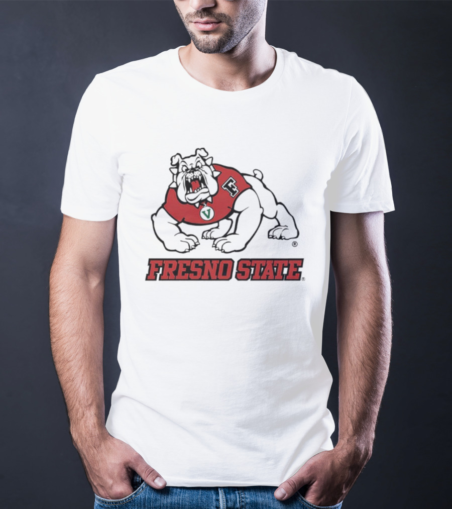 Fresno State Bulldog 4Paw Iconic Mascot Graphic T-Shirt