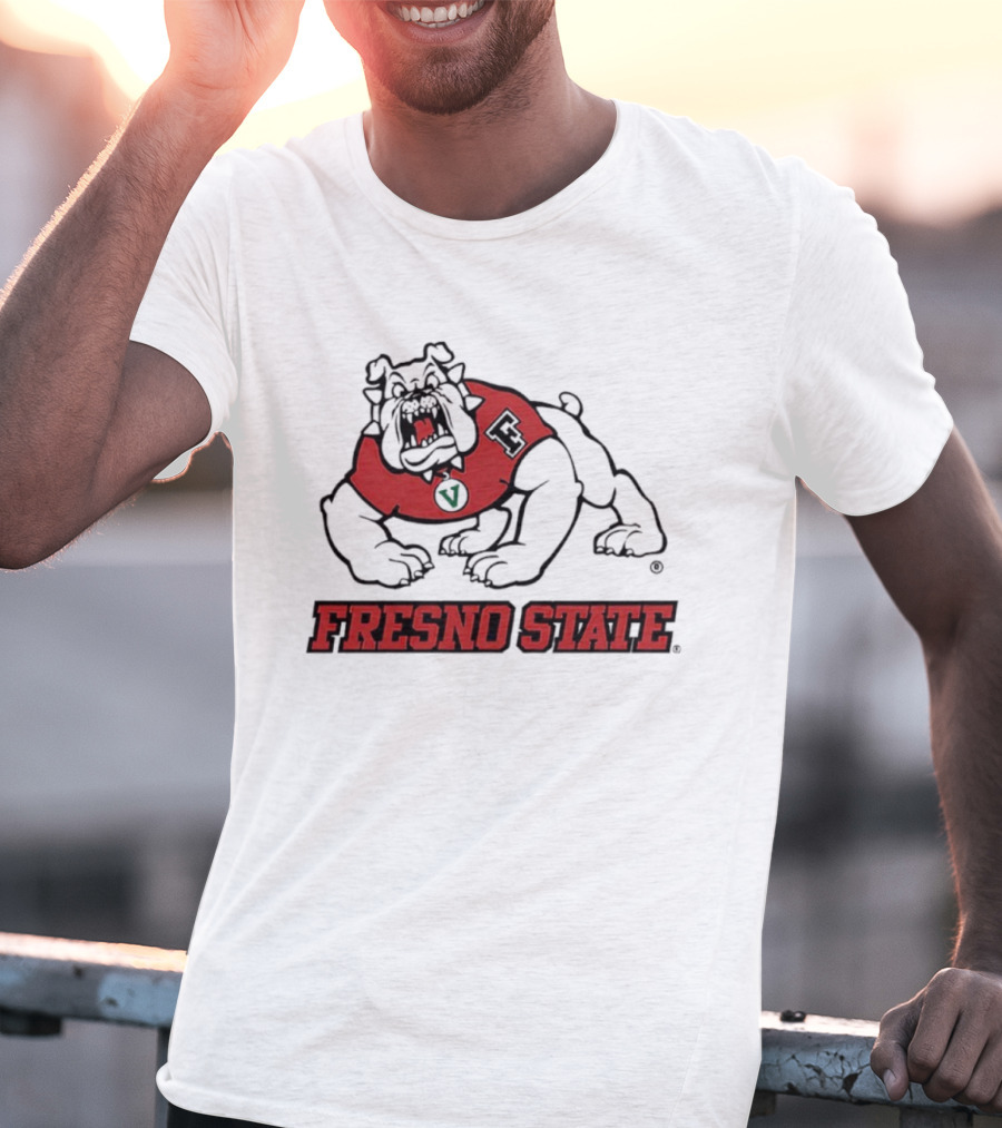 Fresno State Bulldog 4Paw Iconic Mascot Graphic T-Shirt