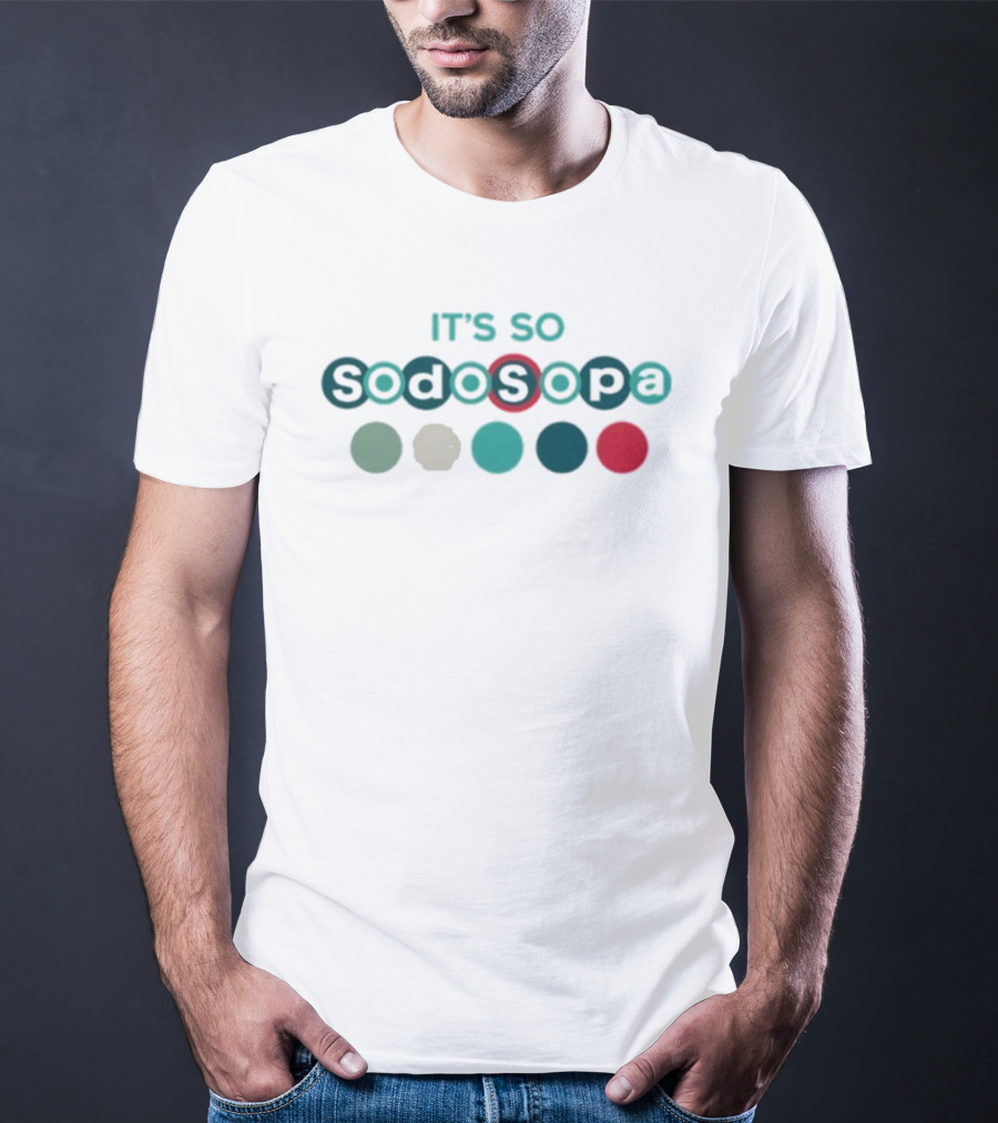 South Park It's So Sodosopa Colorful Circle Design T-Shirt
