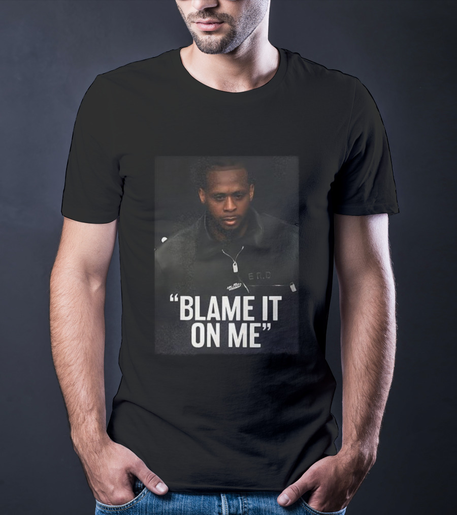 Geno Smith Blame It On Me Las Vegas Raiders T-Shirt