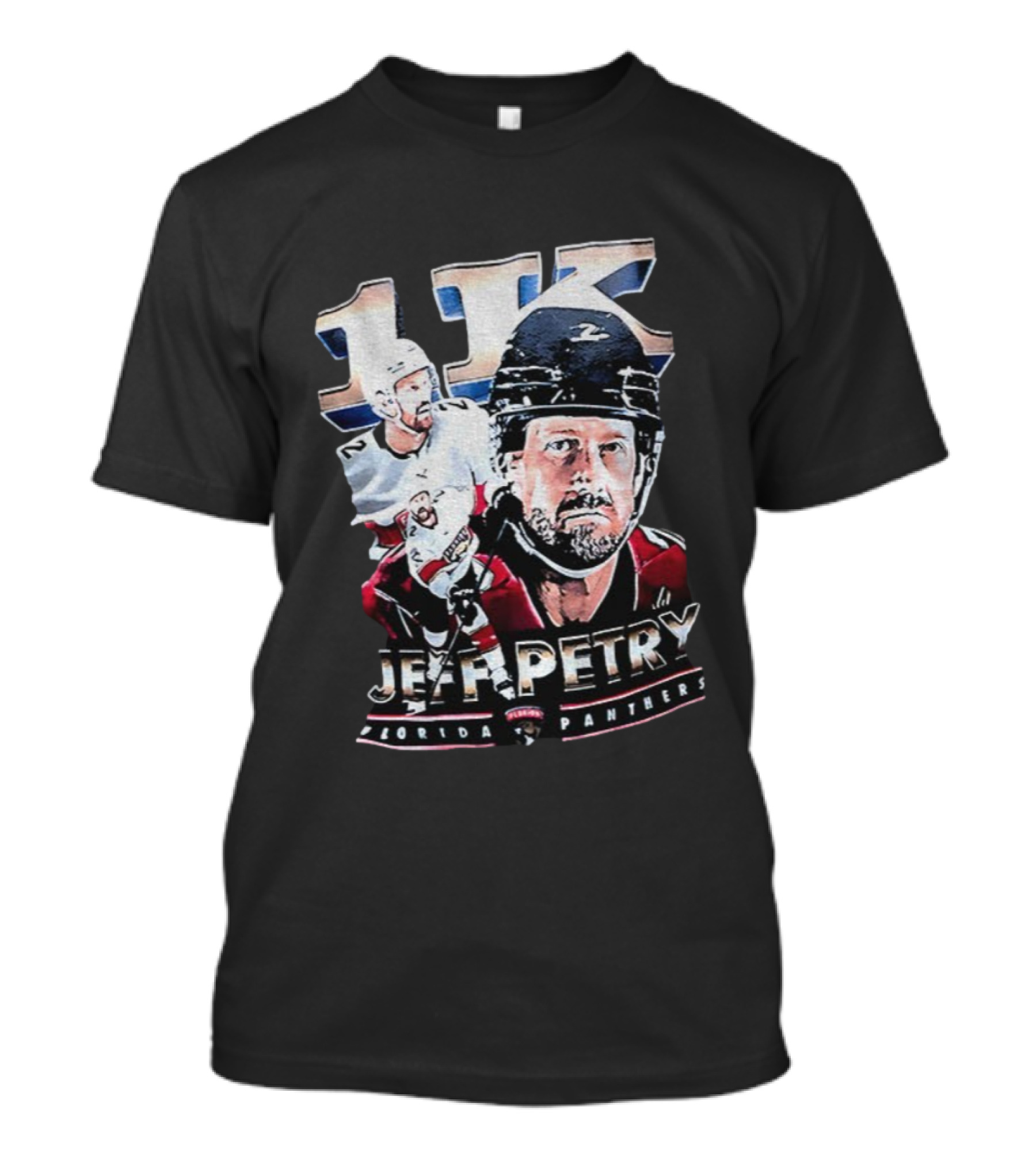 Jeff Petry 1K Florida Panthers NHL Hockey Milestone Celebration T-Shirt