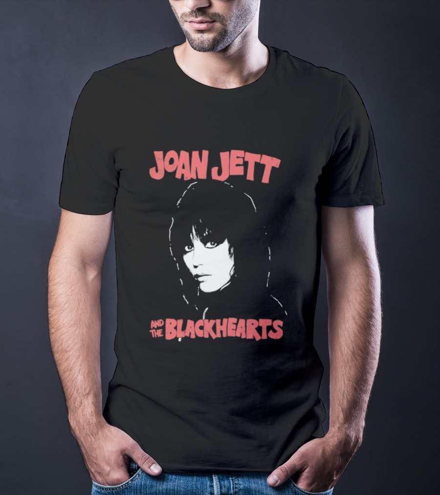 Joan Jett Blackhearts Band Iconic Face T-Shirt