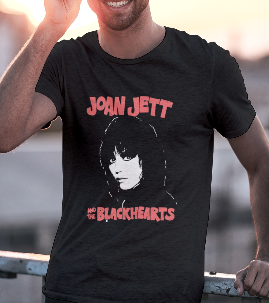 Joan Jett Blackhearts Band Iconic Face T-Shirt