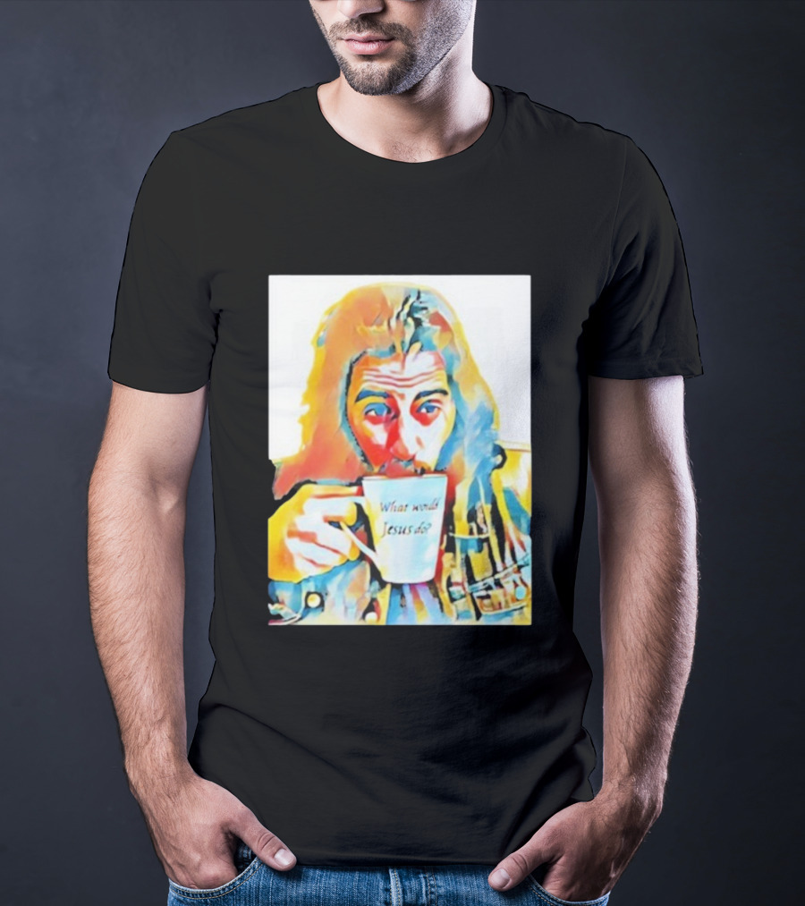 Jonathan Roumie What Would Jesus Do Art Colorful Portrait T-Shirt