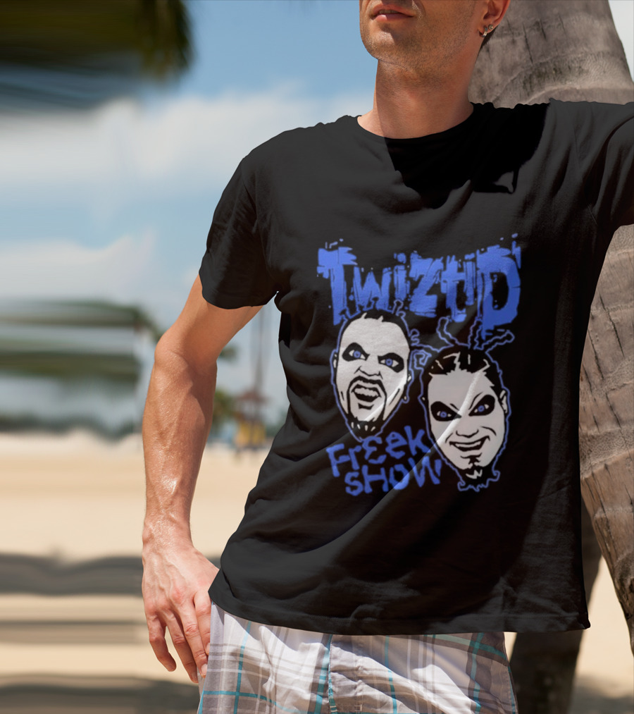 Twiztid Freak Show Faces Horror Band Merch T-Shirt