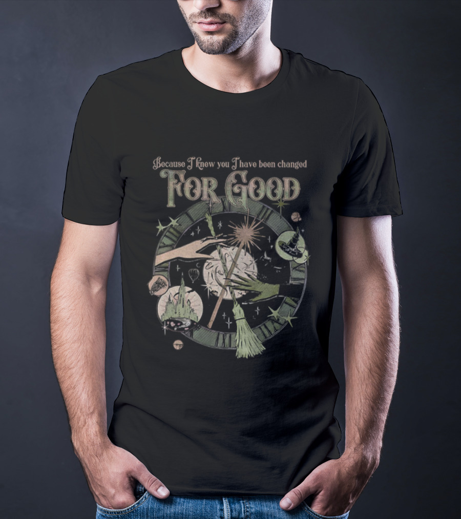 Wicked Because I Knew You Changed For Good Magical Imagery T-Shirt