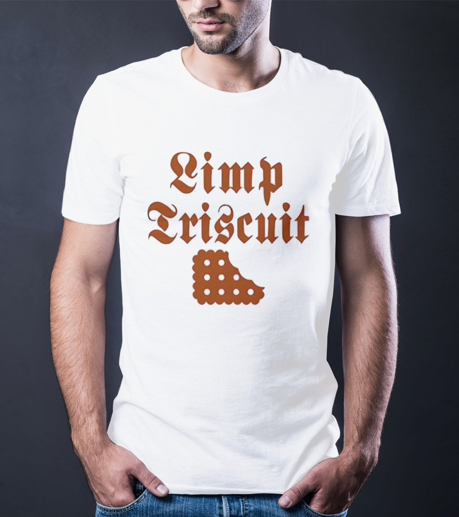 Limp Triscuit Waffle Styled Crackers With Fun Eyes T-Shirt