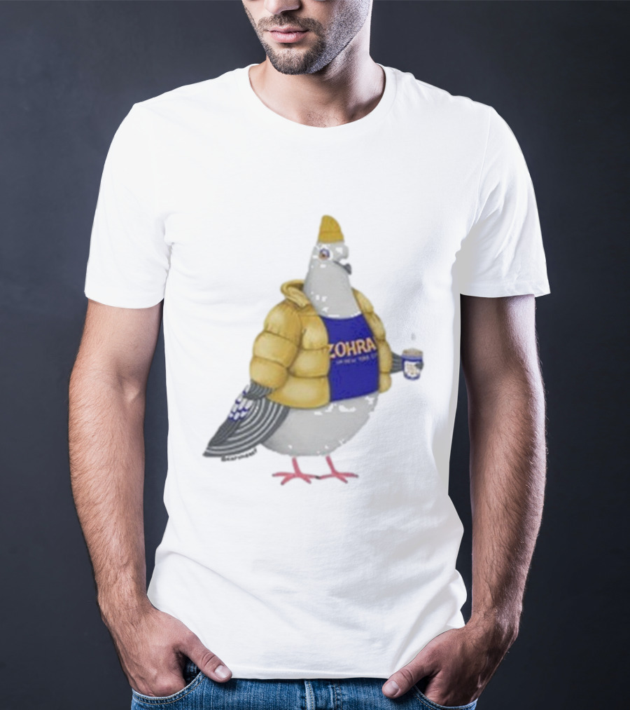 Preorder Winter Jersey Pigeon Zohran Mamdani Yellow Jacket Beanie Coffee Cup T-Shirt