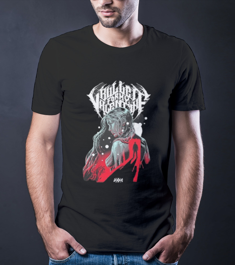 Bullet For My Valentine Poisoned Ascendancy Through The Door Woman Silhouette 2025 T-Shirt