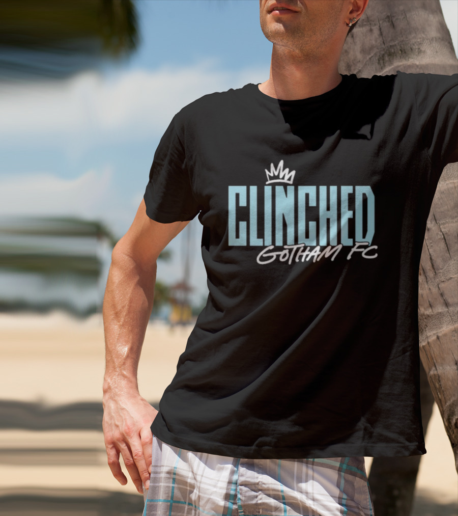 Clinched Crown Gotham FC Victory T-Shirt
