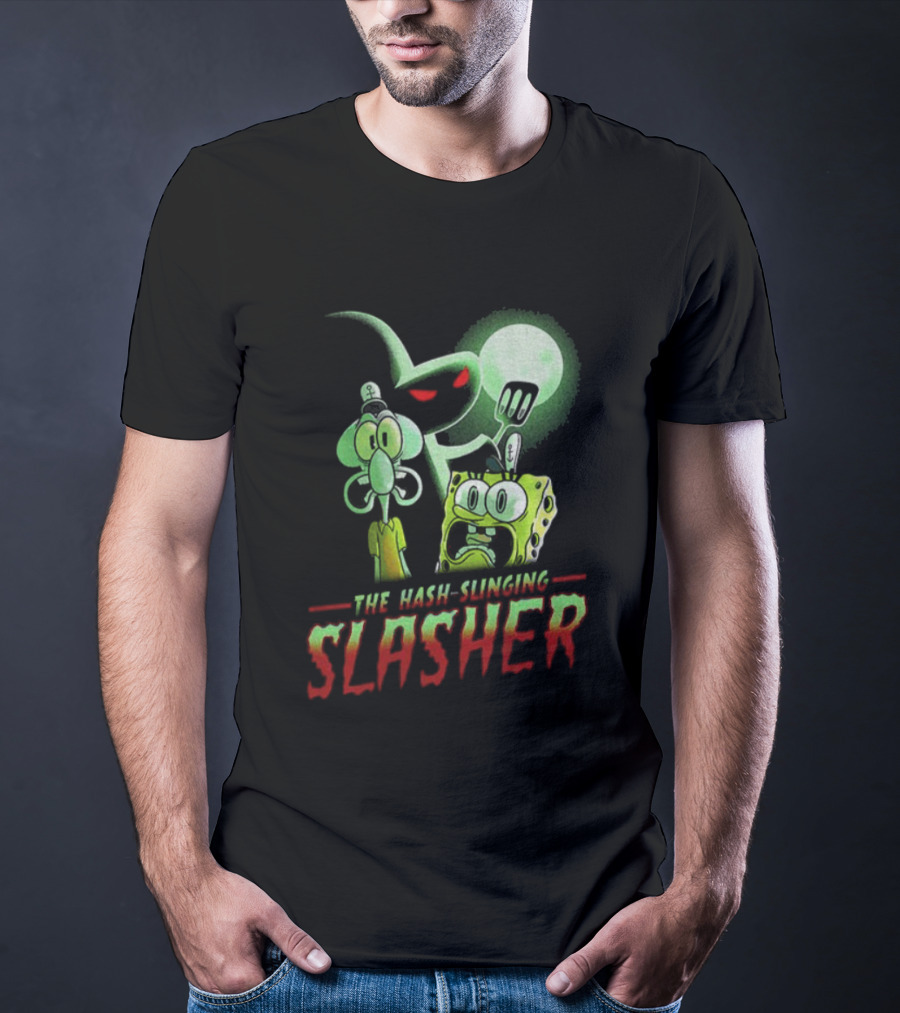 The Hash Slinging Slasher Ocean Cartoon Characters T-Shirt