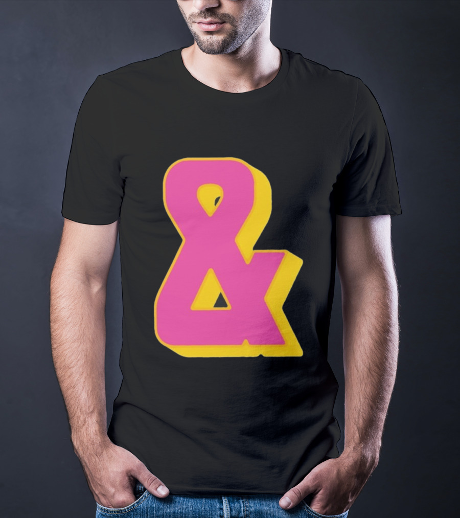 Bastille Presents Faded Ampersand Retro Style T-Shirt