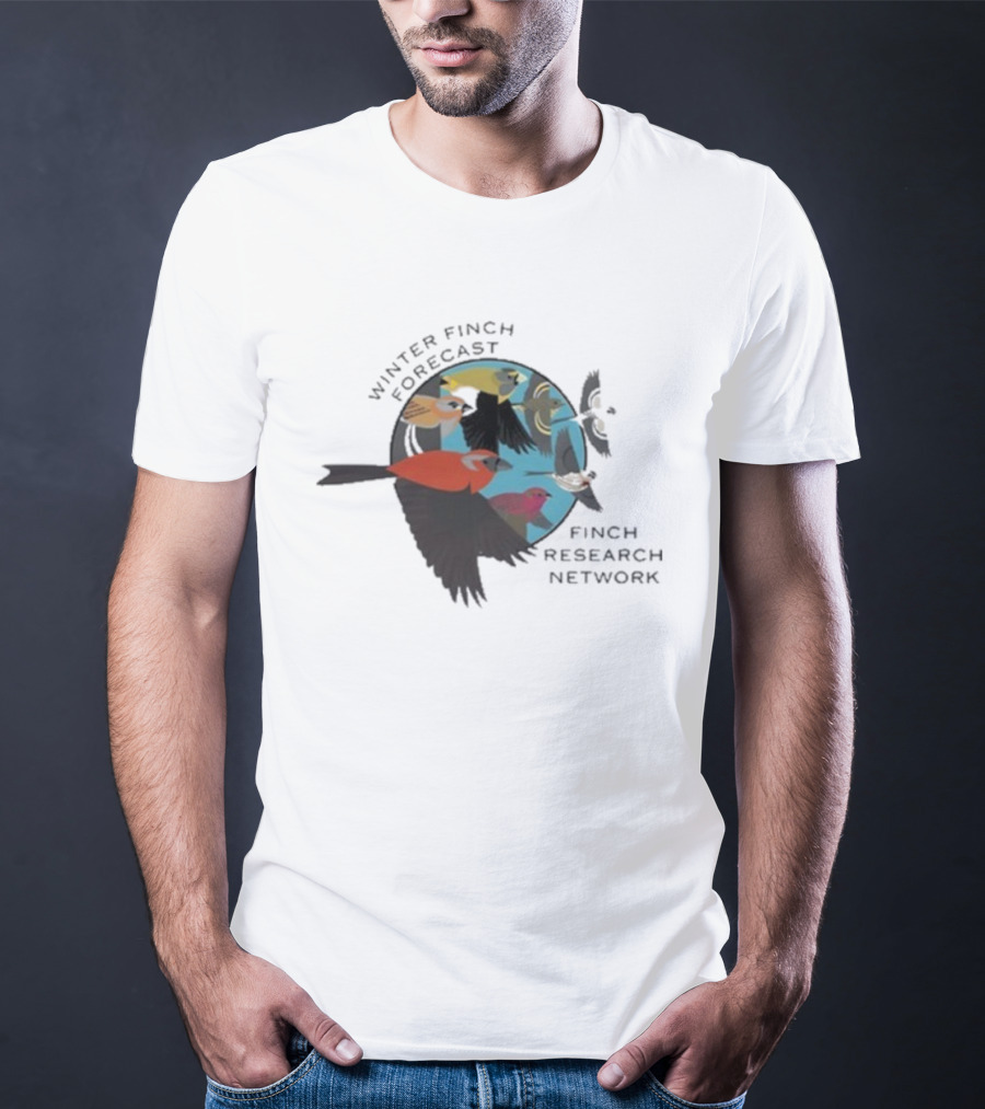 Winter Finch Forecast Finch Research Network Birds T-Shirt
