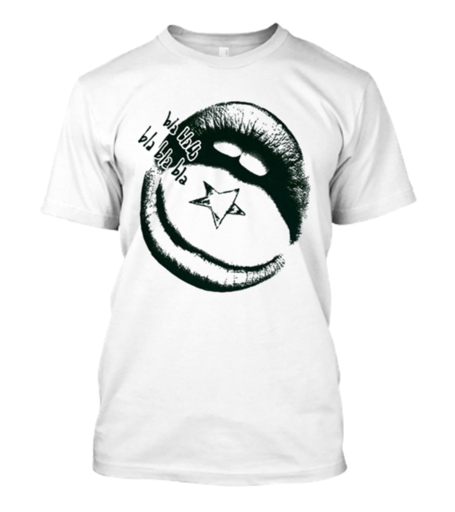 Maneskin Bla Bla Bla Rush Star And Smile T-Shirt