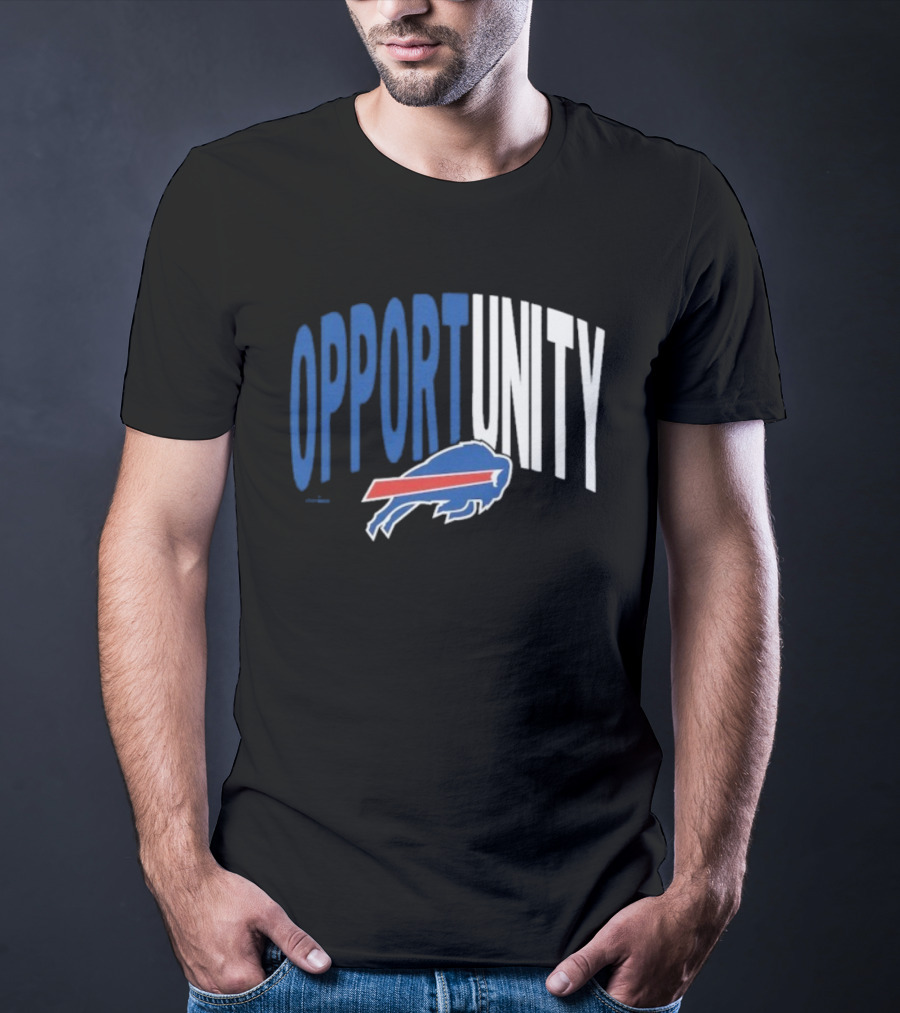 Buffalo Bills Inspire Change Opportunity NFL Logo T-Shirt