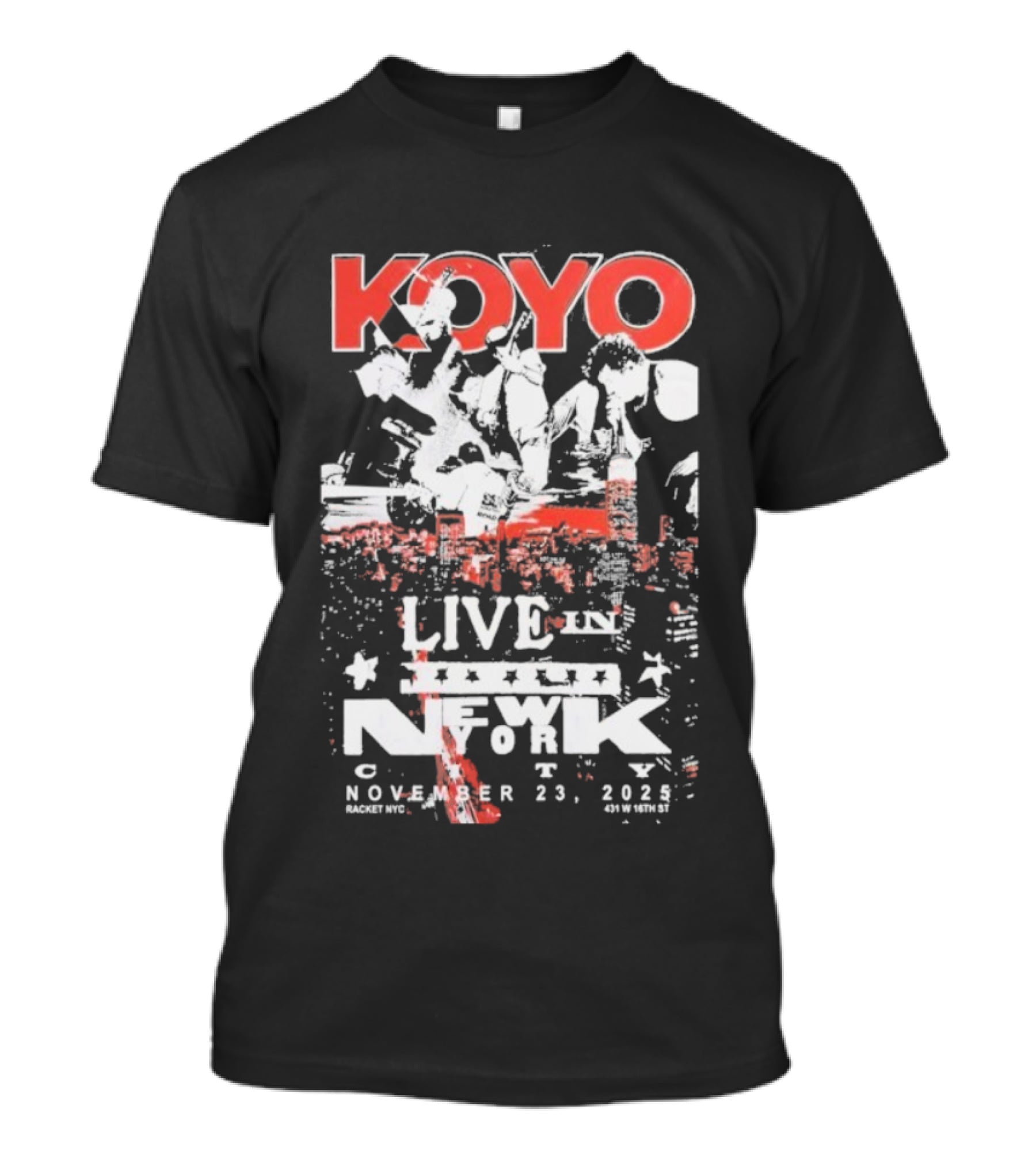 KOYO Live In Stony Brook New York November 23 2025 Concert T-Shirt