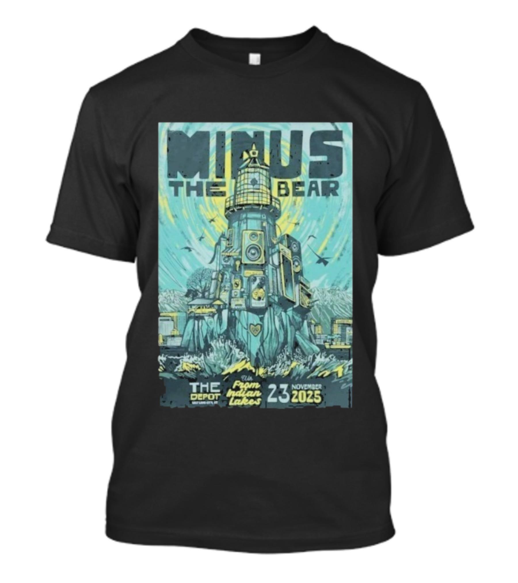 MINUS THE BEAR The Depot Salt Lake City November 23 2025 From Indian Lakes T-Shirt
