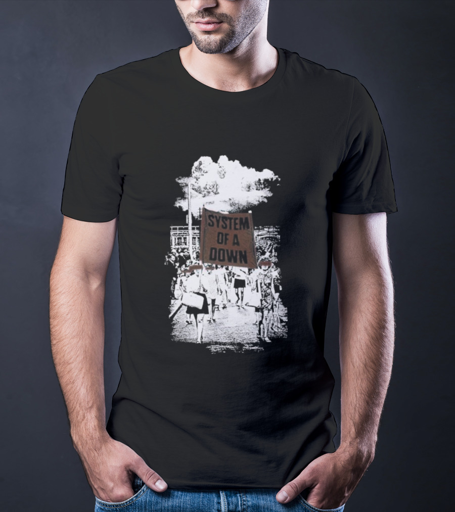 System Of A Down Red Flag Band Tribute T-Shirt