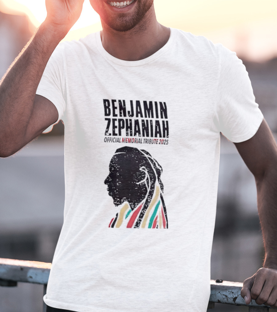 Benjamin Zephaniah 2025 Memorial Tribute T-Shirt