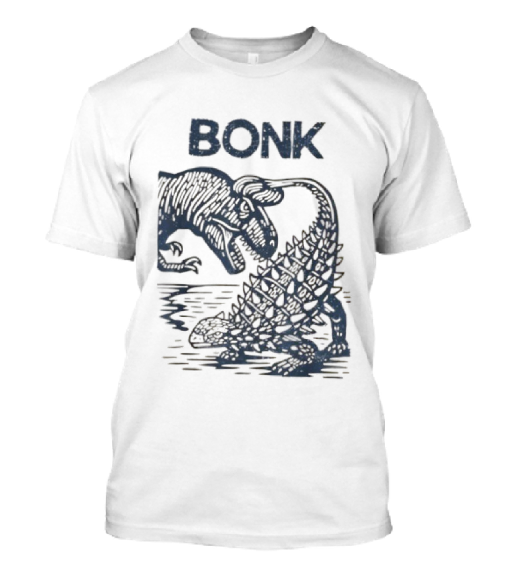 Bonk Dinosaur Comic Prehistoric Humor T-Shirt