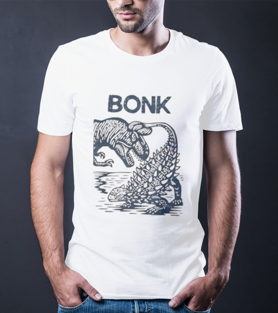 Bonk Dinosaur Comic Prehistoric Humor T-Shirt