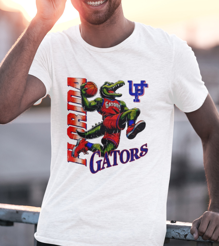 Florida Gators Basketball Alligator UF Team Spirit T-Shirt