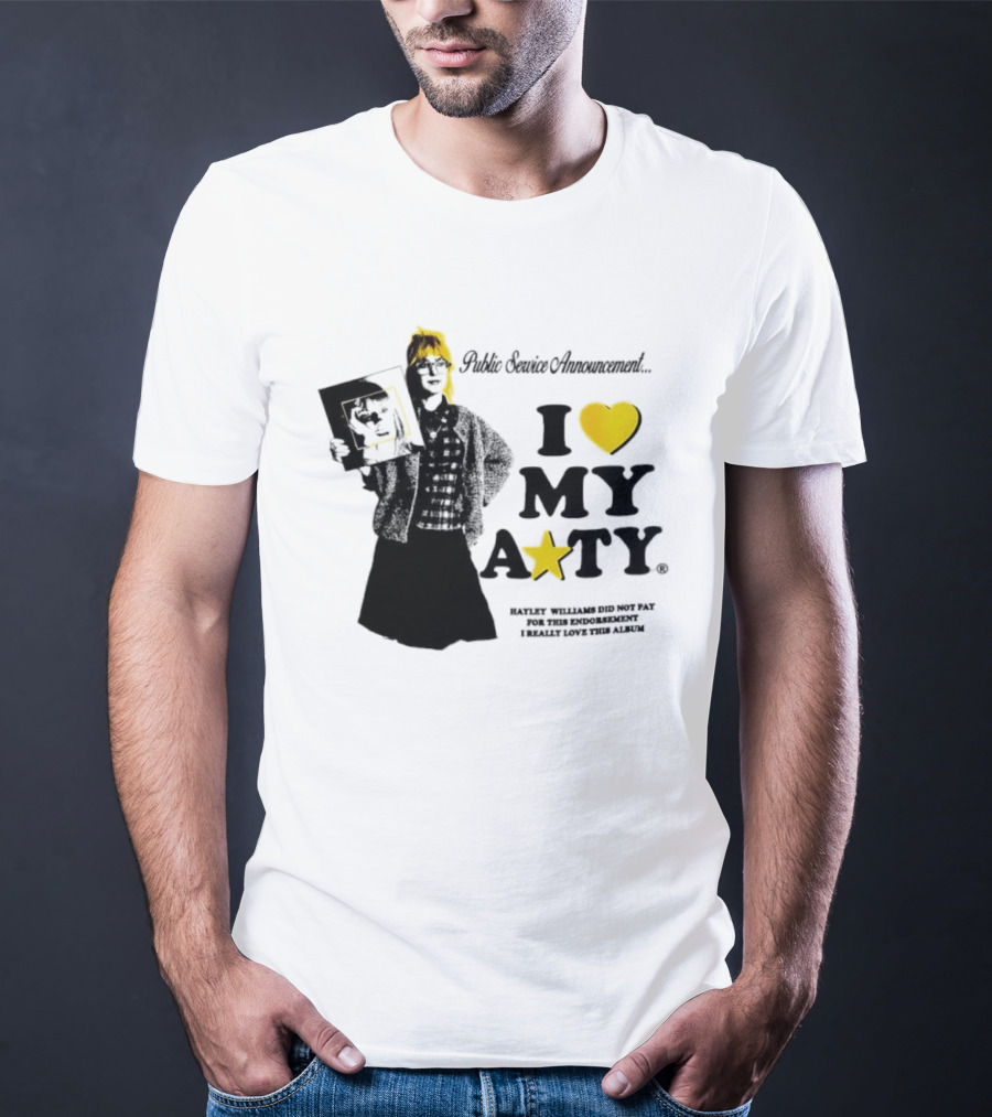 Public Service Announcement Hayley Williams Heart My A** T-Shirt