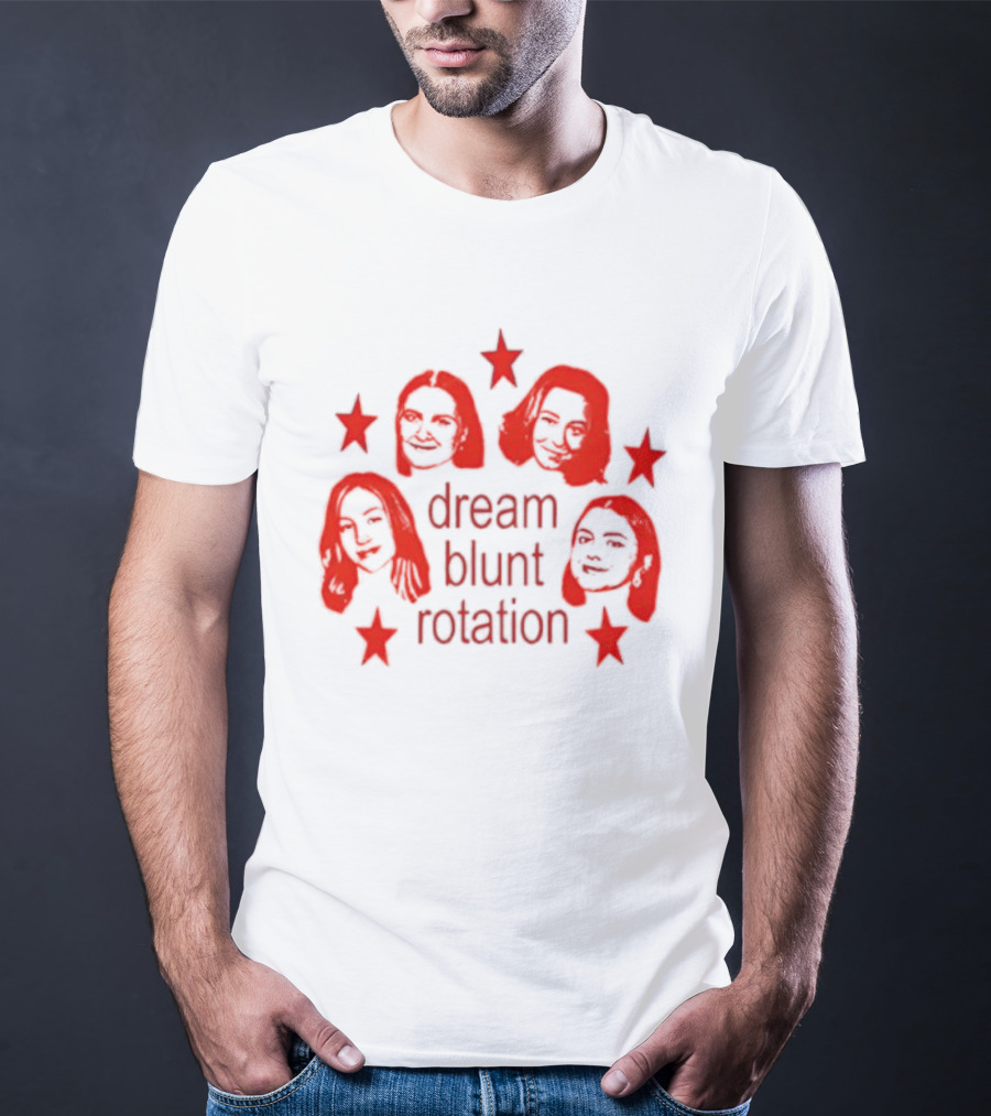 Yard Sale Girls Dream Blunt Rotation Faces And Stars T-Shirt