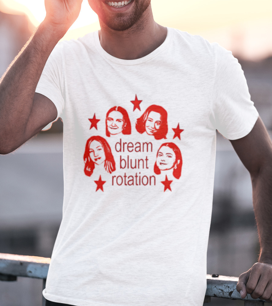 Yard Sale Girls Dream Blunt Rotation Faces And Stars T-Shirt
