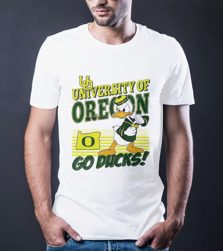 University Of Oregon Donald Duck Go Ducks Mascot T-Shirt