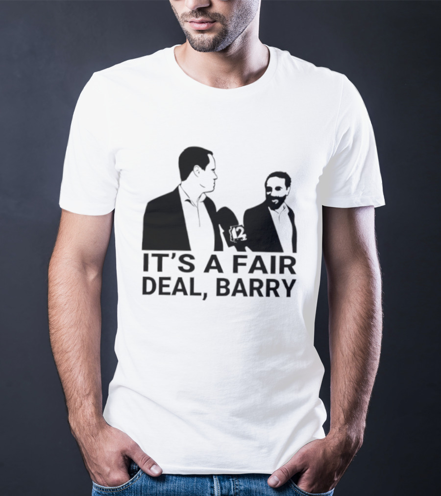 It's A Fair Deal Barry Meme Silhouette Conversation T-Shirt