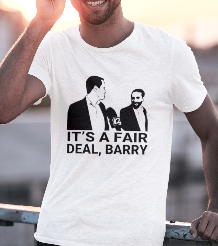 It's A Fair Deal Barry Meme Silhouette Conversation T-Shirt