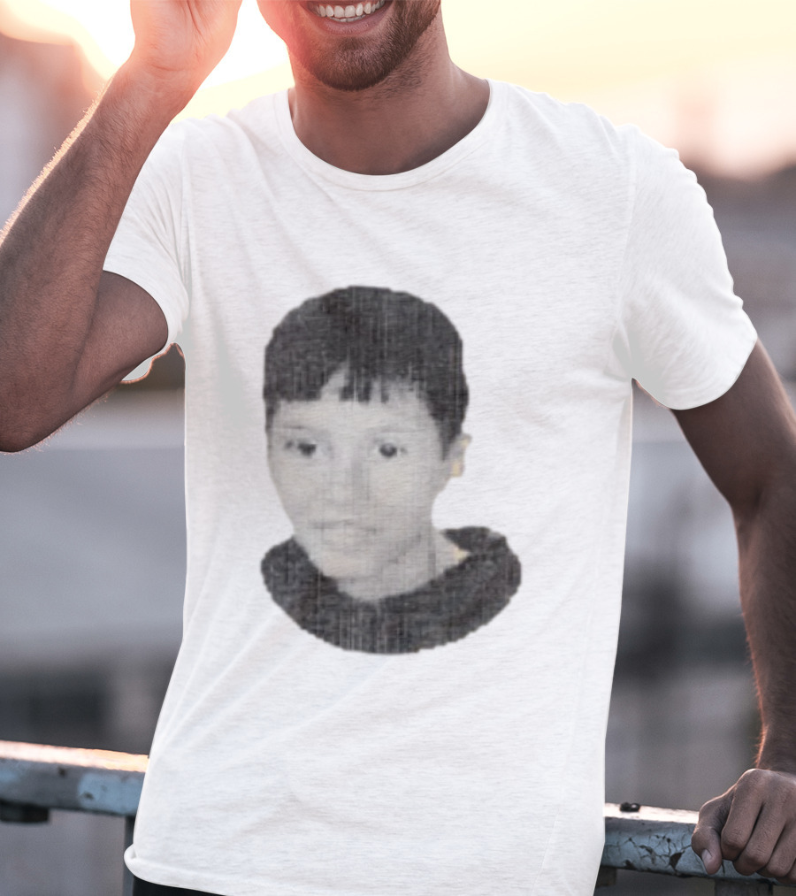 Mini Mamzah Retro Pixelated Portrait T-Shirt