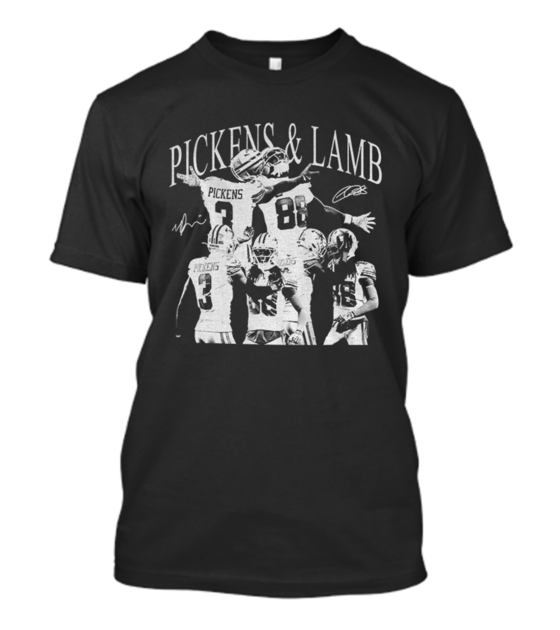 Pickens And Lamb NFL Football Dallas Cowboys Vintage Game Day T-Shirt