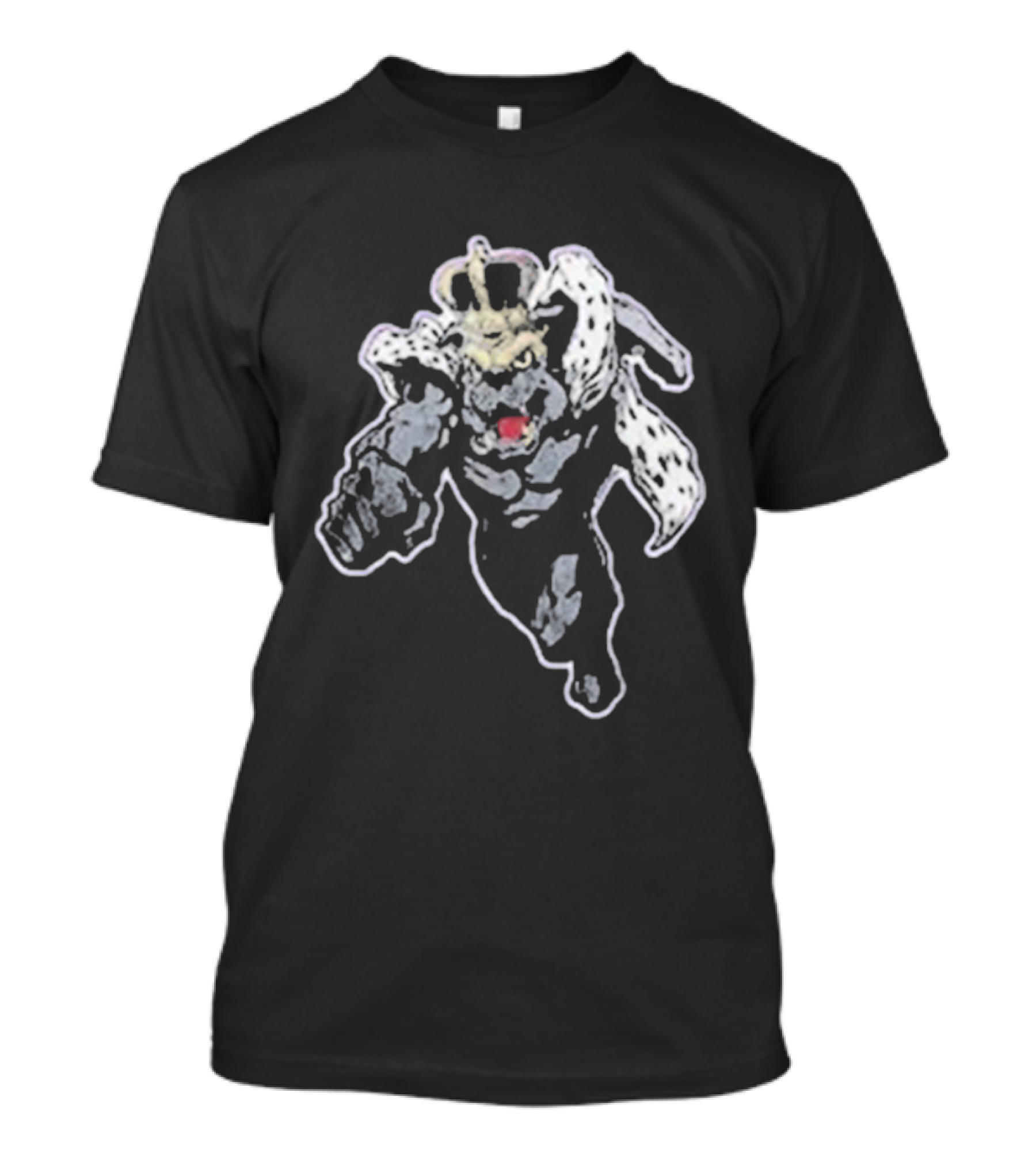 Coach Chesney James Madison Dukes JMU Marvel Super Hero Day Mascot King Bulldog Cape Crown T-Shirt