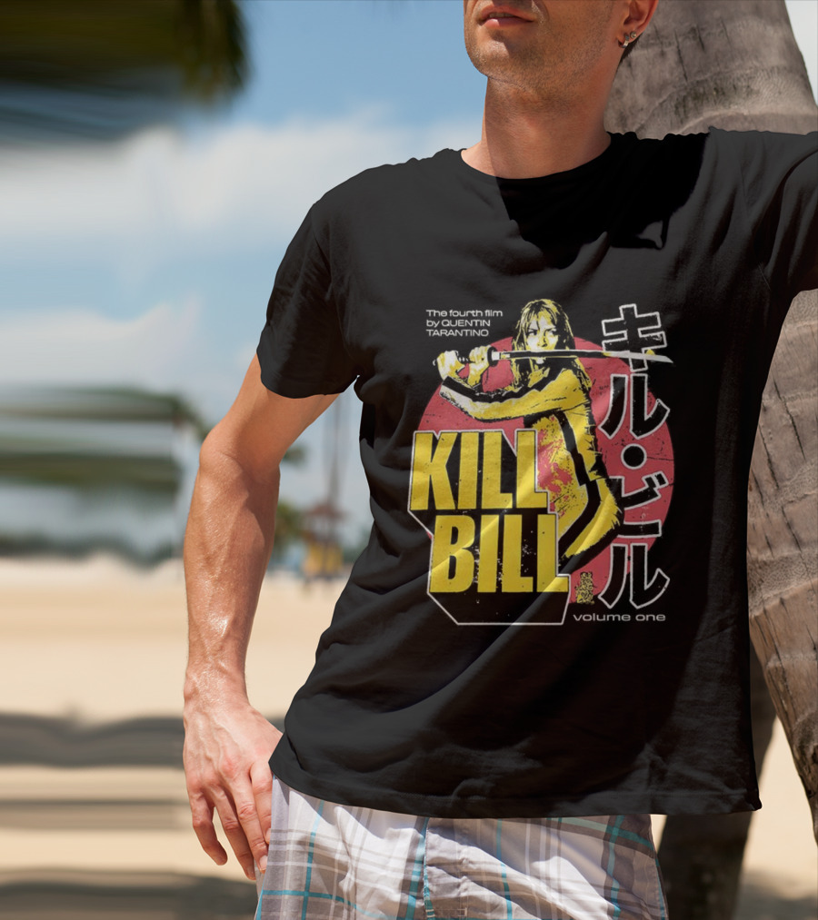 Kill Bill Volume One The Fourth Film By Quentin Tarantino Retro Japanese Style T-Shirt