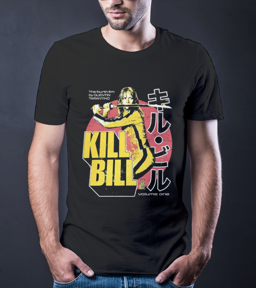 Kill Bill Volume One The Fourth Film By Quentin Tarantino Retro Japanese Style T-Shirt
