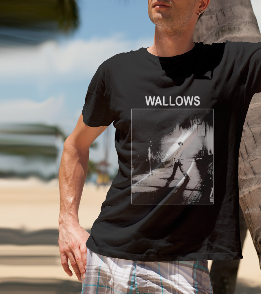 Wallows Concert Black And White Stage Performance Photo T-Shirt