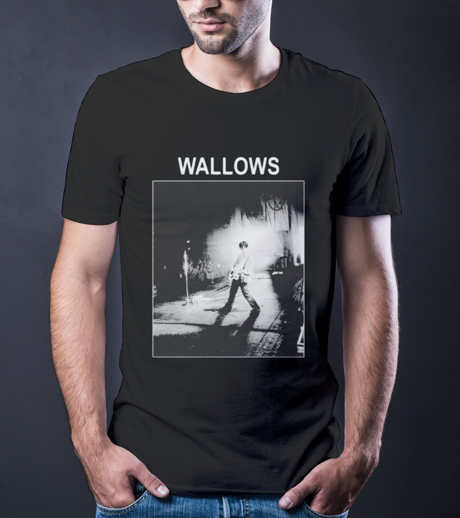 Wallows Concert Black And White Stage Performance Photo T-Shirt