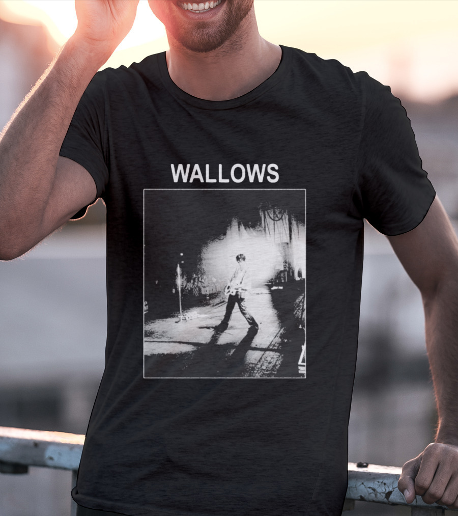 Wallows Concert Black And White Stage Performance Photo T-Shirt