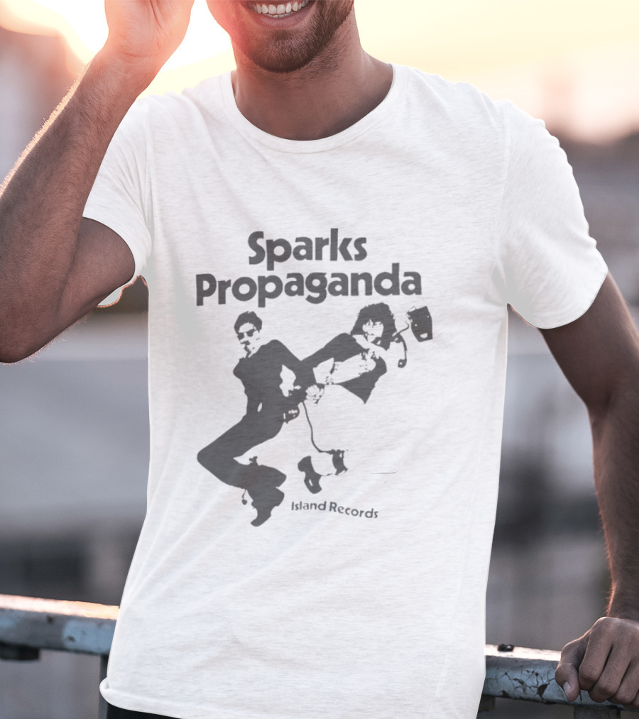 Sparks Propaganda Island Records Winona Ryder T-Shirt