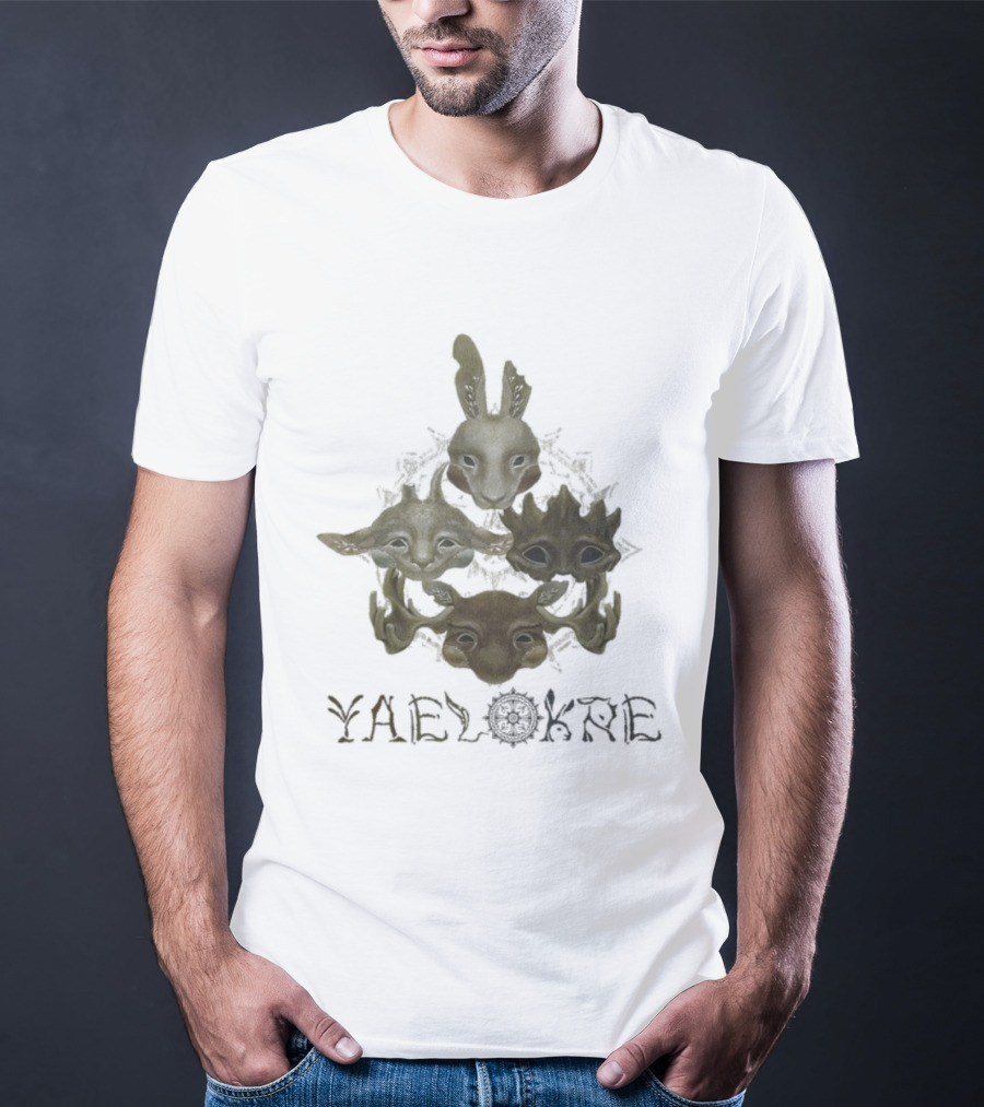 Yaelokre The Lark Rabbitology Fantasy Creature Circle T-Shirt