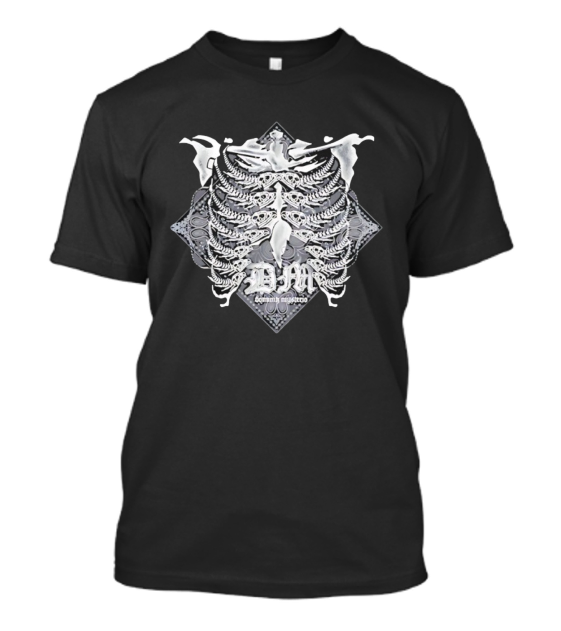 Dominik Mysterio DM Rib Cage Skeleton Bandana WWE T-Shirt