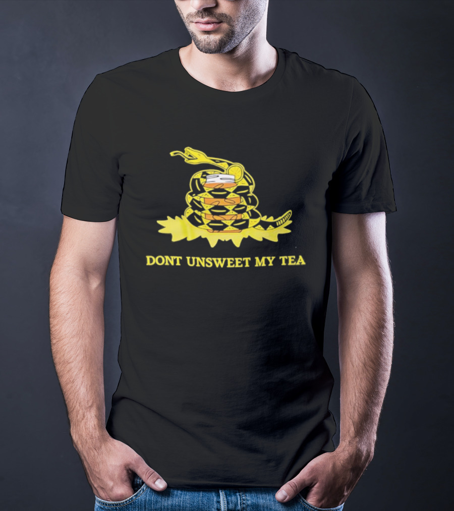 Don’t Unsweet My Tea Gadsden Flag Snake With Lemon And Orange Slices T-Shirt