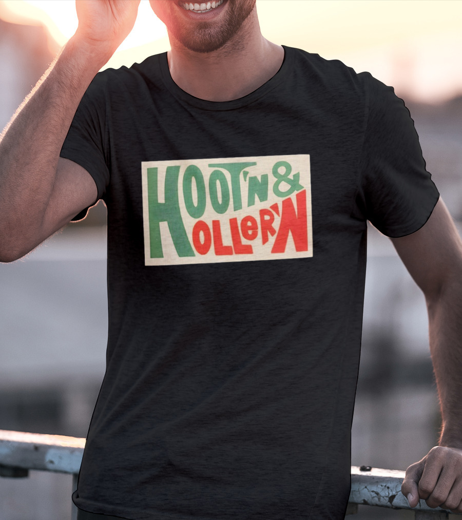 Hoot'n & Holler'n Koozie Fun Retro Vibes T-Shirt