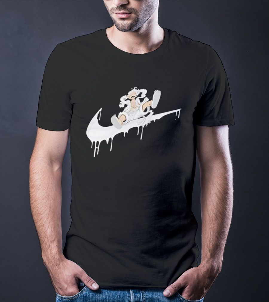 Monkey D. Luffy Gear Fifth One Piece Anime Nike Crossover T-Shirt