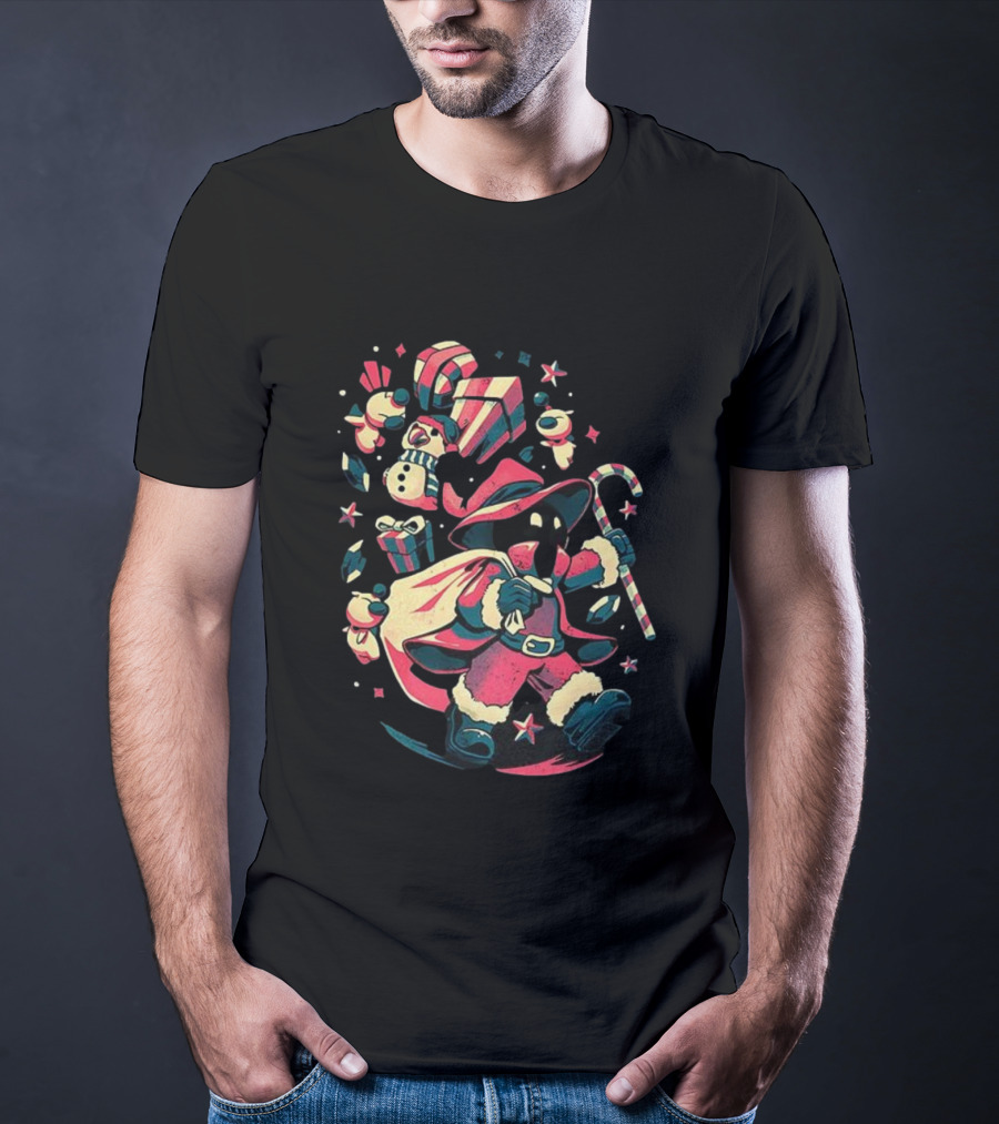 Vivi Ornitier Final Fantasy Jingle Spell Christmas Magic T-Shirt