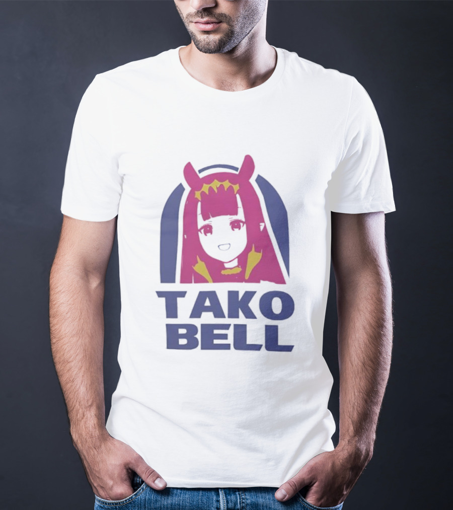 Hololive En Ina Tako Bell Logo Parody T-Shirt